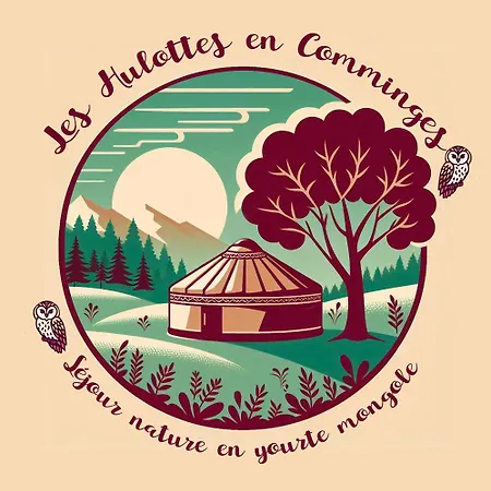 Luxury tent Yourte Les Hulottes En Comminges Juzet-d'Izaut